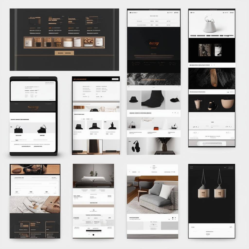online store mockup