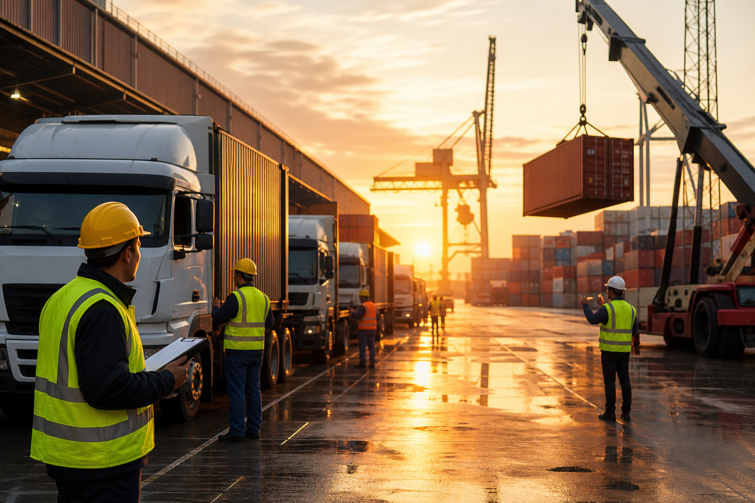 Logistics Hub with Surrounding Services
